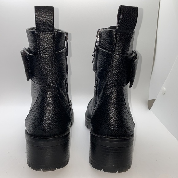 Karl Lagerfeld Paris Pippa Crystal Embellished Platform Combat Boots Women’s 8M - Picture 5 of 8